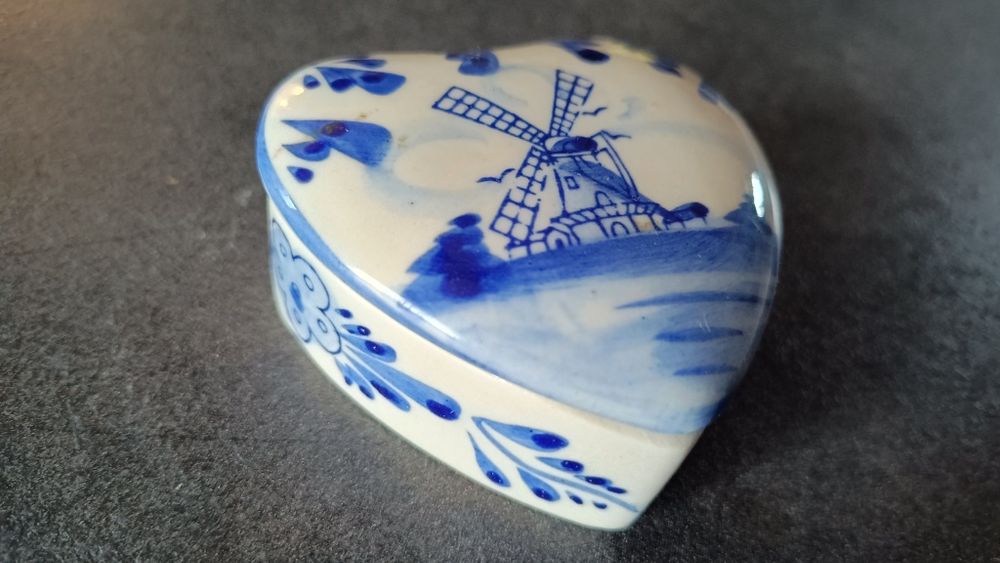 Porcelana pudełko szkatułka na biżuterię