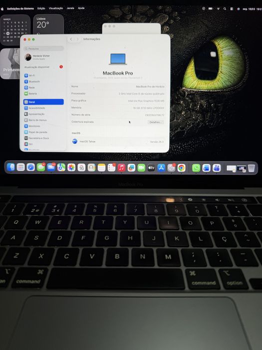 Vendo o meu Macbook Pro em bom estado