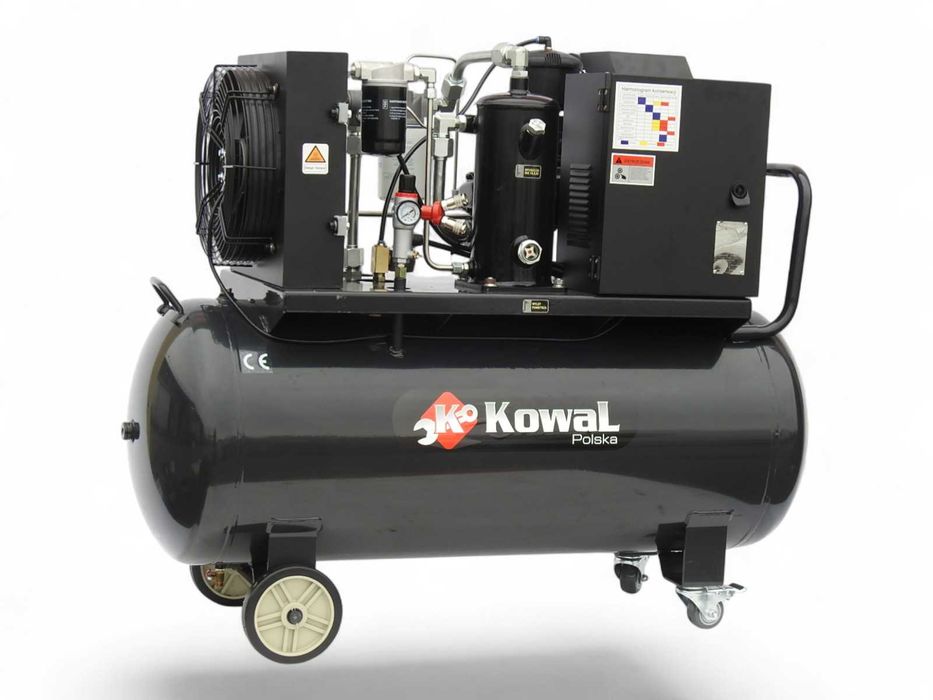 KOMPRESOR ŚRUBOWY 500L 12 BAR 5,5kw 1100 L/min 400v olejowy sprężarka powietrza KowaL Polska