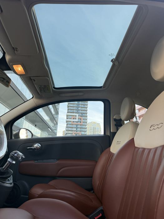 2014 • Turbo 0.9 • Fiat 500 • 1 Dono • 85 cv • Bancos em Pele • Teto