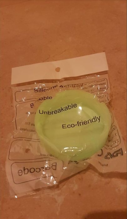 Silikonowa popielniczka FLUORESCENCYJNA