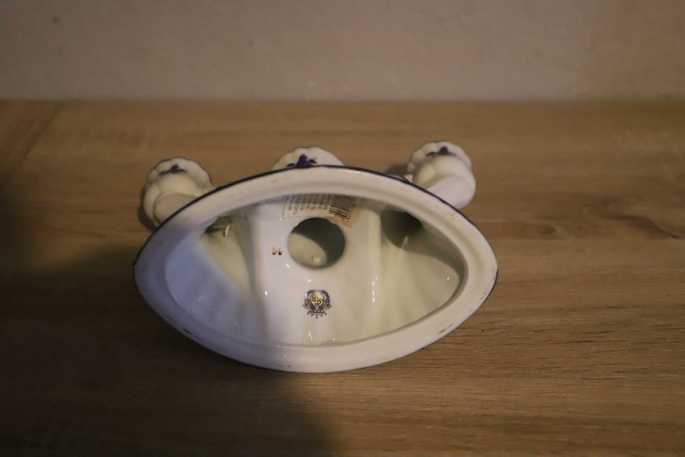 castiçal de porcelana