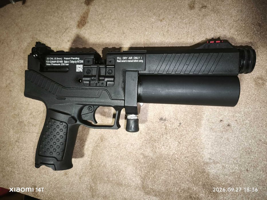 Pistola Hatsan Velox PCP 5.5mm Ar Comprimido