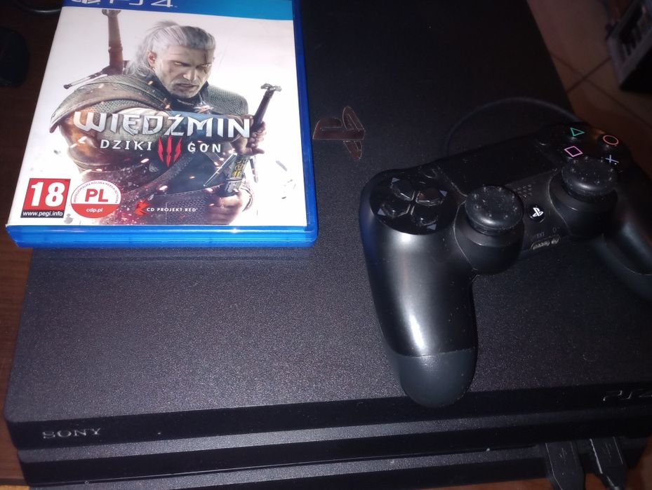 Konsola pro 1 TB Pad Sony zestaw Gra Wiedźmin