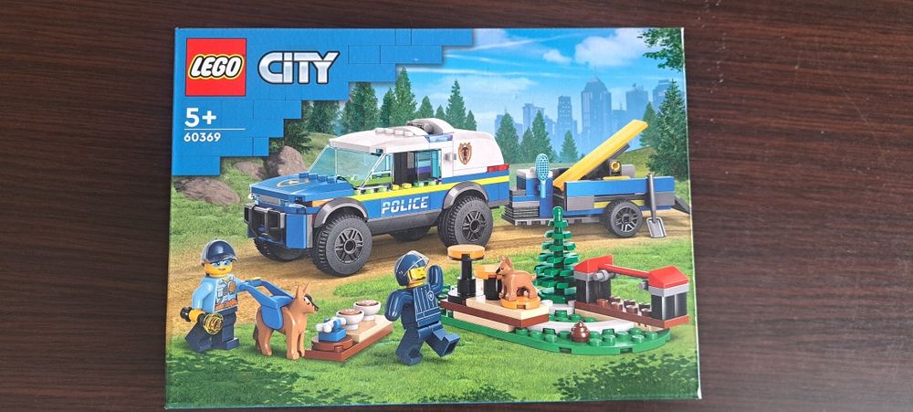 Nowe klocki Lego Policyjne szkolenie psa 60369