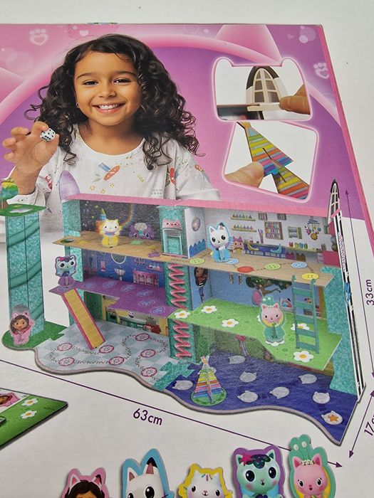 Gra Koci Domek Gabi Kociastyczna Gra Planszowa 3D dla dzieci +4 lata