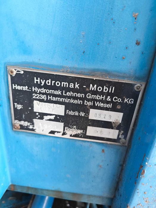 Układarka do kostki brukowej Hydromak rok 1991 + chwytak do kostki