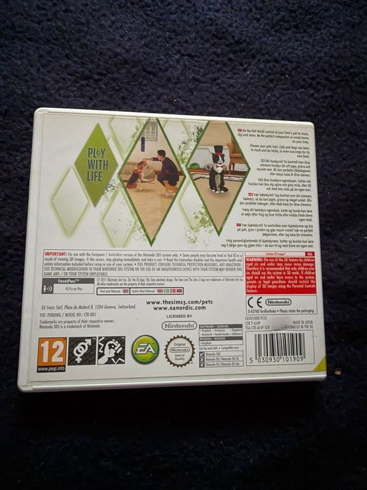 Jogo Nintendo 3DS - The Sims 3 Pets