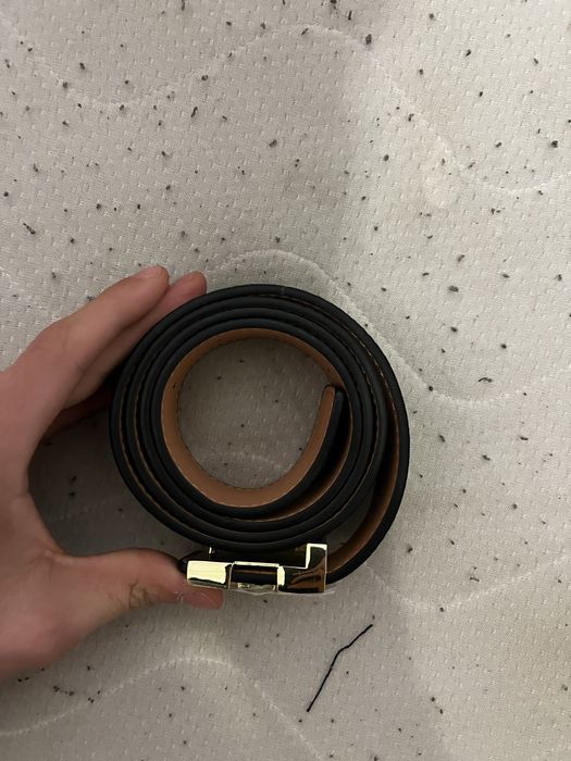 czarny pasek louis vuitton nowy 110cm