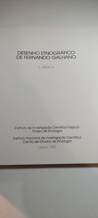 Desenho Etnográfico de Fernando Galhano, II - África (1985)