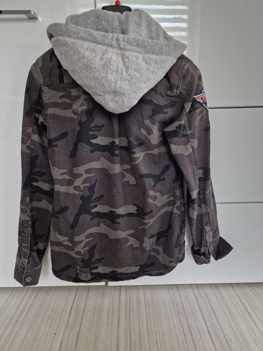 Kurtka koszulowa moro superdry xs-m