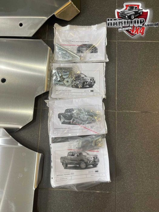 Osłona CHŁODNIC Osłony Aluminiowe NISSAN NAVARA D23 NP300
