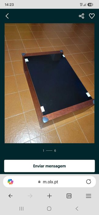 Mesa de sala cerejeira