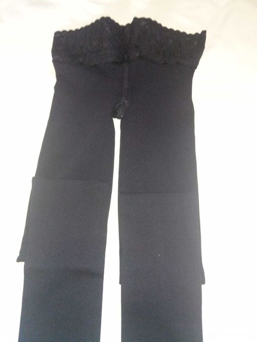 Колготи 100DEN з кружевним поясом