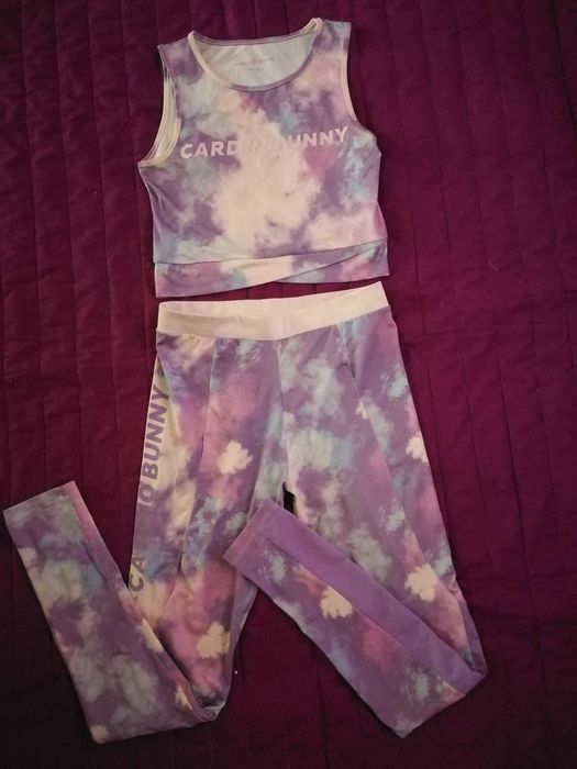 komplet do fitnessu /legginsy i top/ cardio bunny pepco 158-164