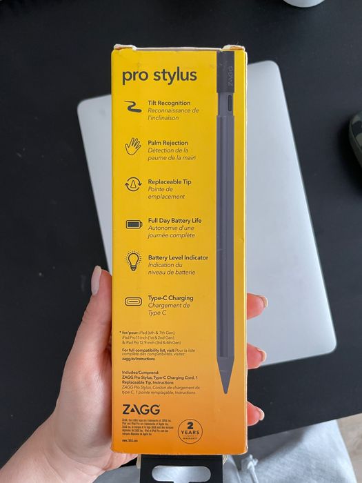 Rysik do tabletu ipada Zagg Pro Stylus kompatybilny z Apple