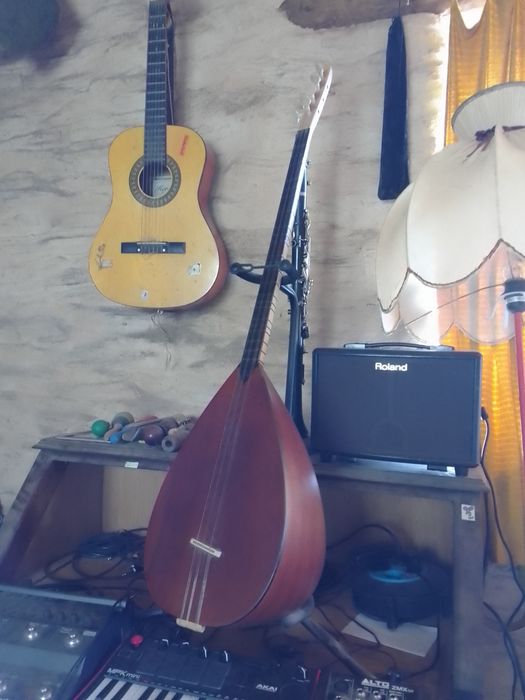 Saz long neck com pick up Fishman