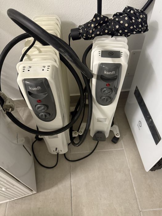 Aquecedores kunft.  Preço corresponde aos dois