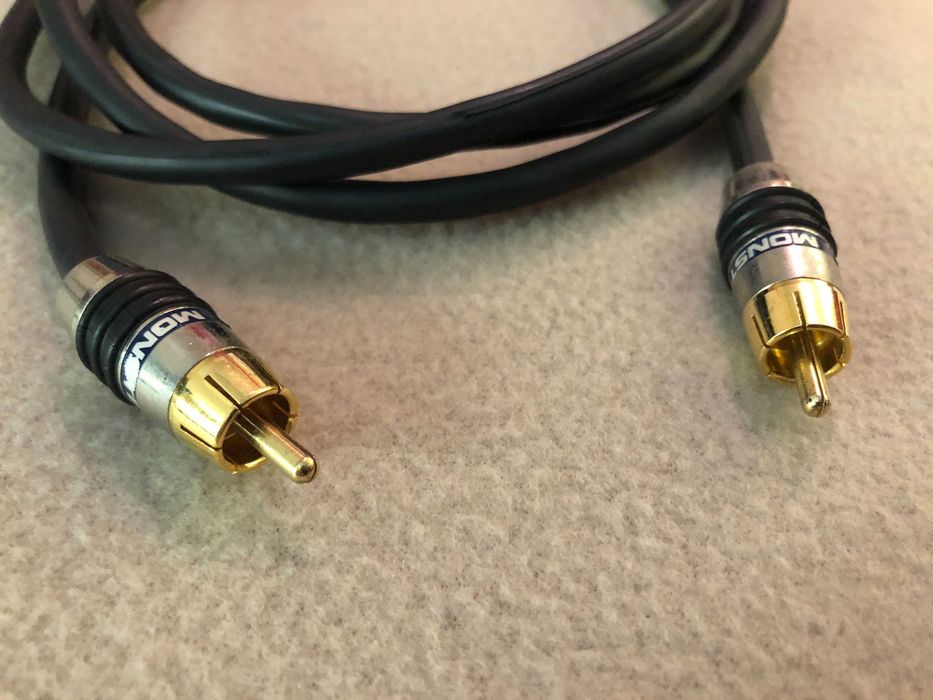 3 Cabos Monster Interlink RCA e XLR
