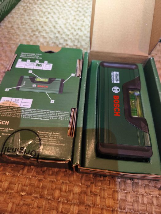 Nível Bosh bolhas 12 cm ORGINAL/NOVO