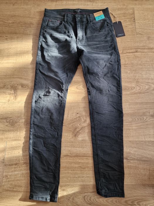 Spodnie jeansowe slim fit męskie