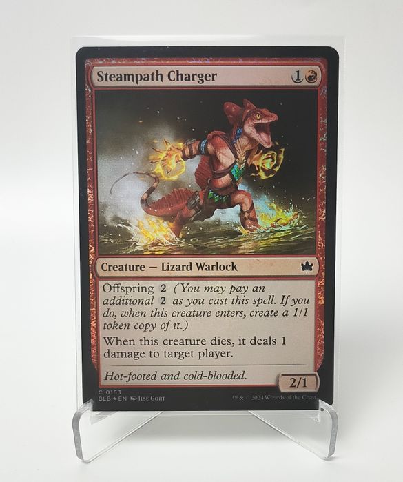 Steampath Charger 153 Foil Bloomburrow Magic the Gathering (MTG)