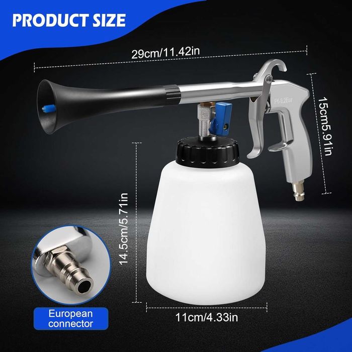 MaxAwe Pistolet do czyszczenia pod wysokim ciśnieniem 6-9,2bar