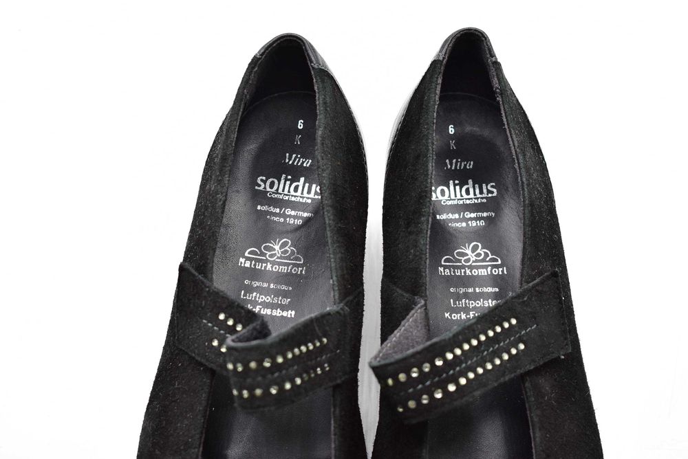 Czółenka Solidus - ręcznie szyte , skóra naturalna roz. 39