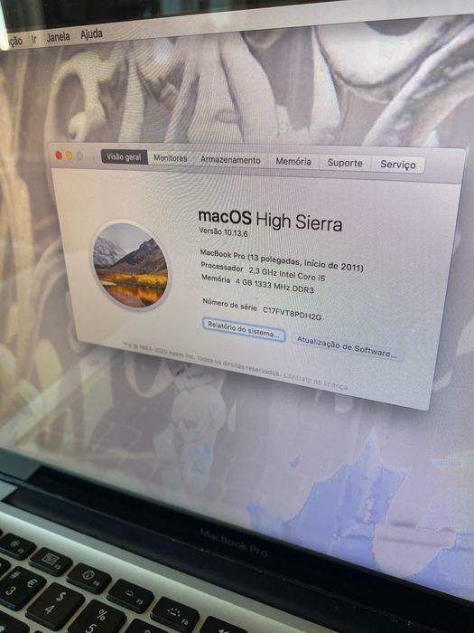 MacBook Pro 13" Início 2011