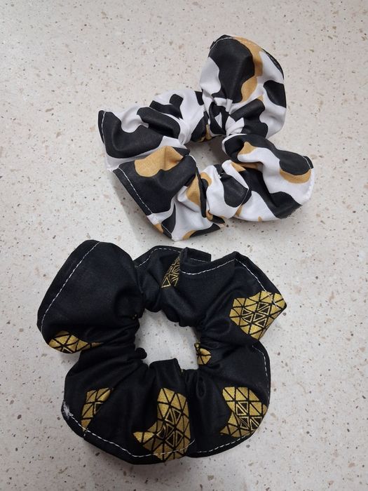 Gumka do włosów srunchie 2 sztuki, Nowe.