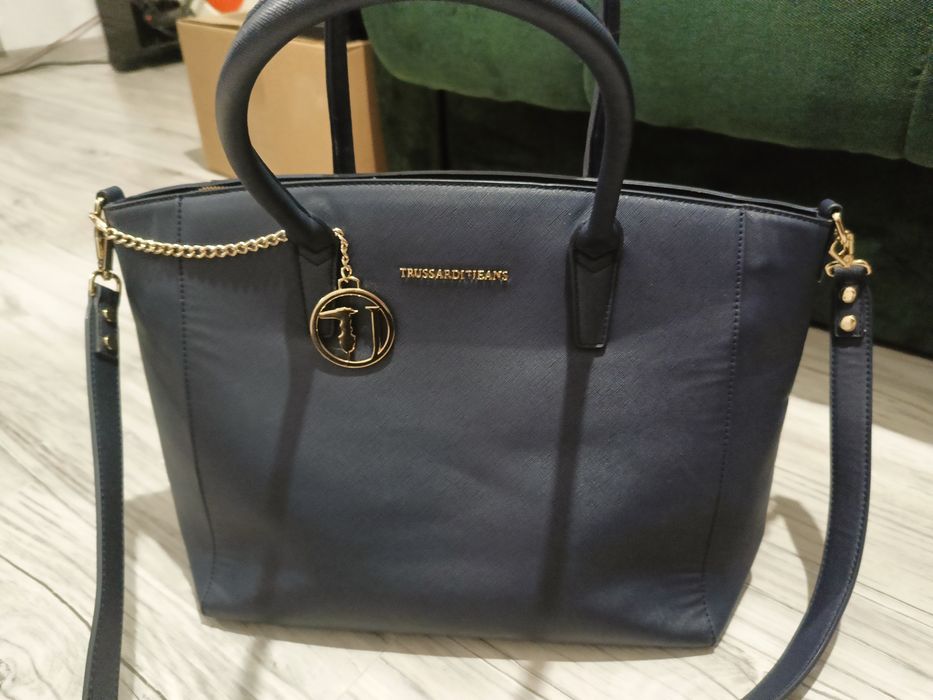 Torebka granatowa Trussardi Jeans