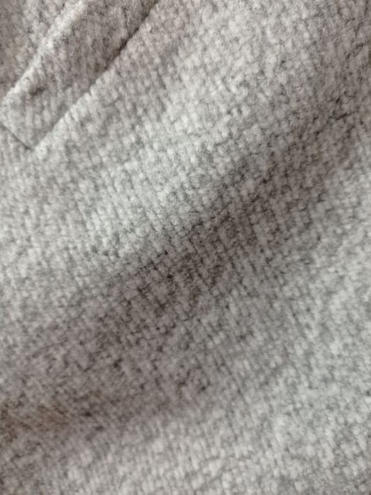 Szary dłuższy rozpinany sweter S