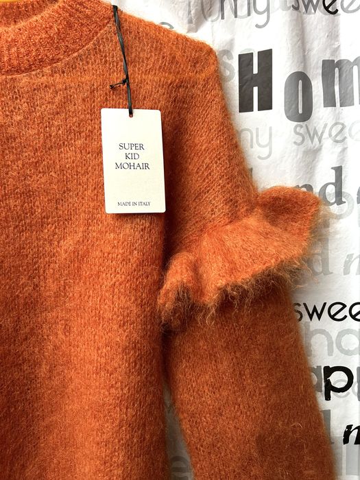 Свитер королевский мохер - 80%, тёплый, нарядный, Италия