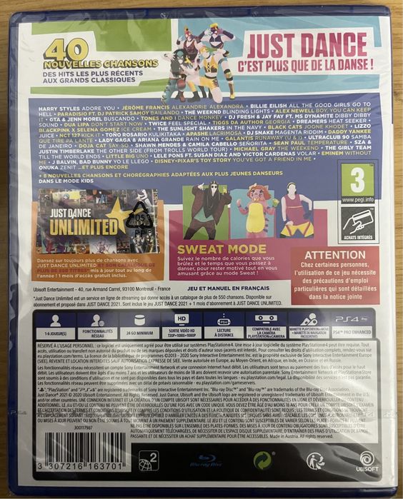 Pack just dance 2021 ps4 com 2 comandos move