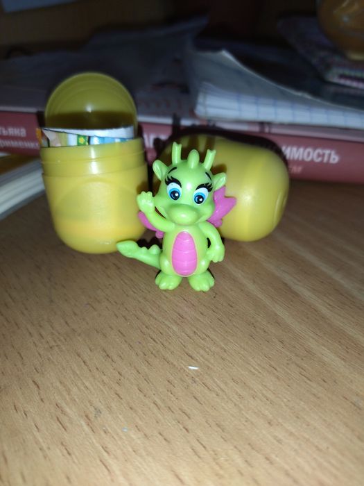 Дракончик Сафирас зелёный дракон Киндер Safiras дракон салатовый