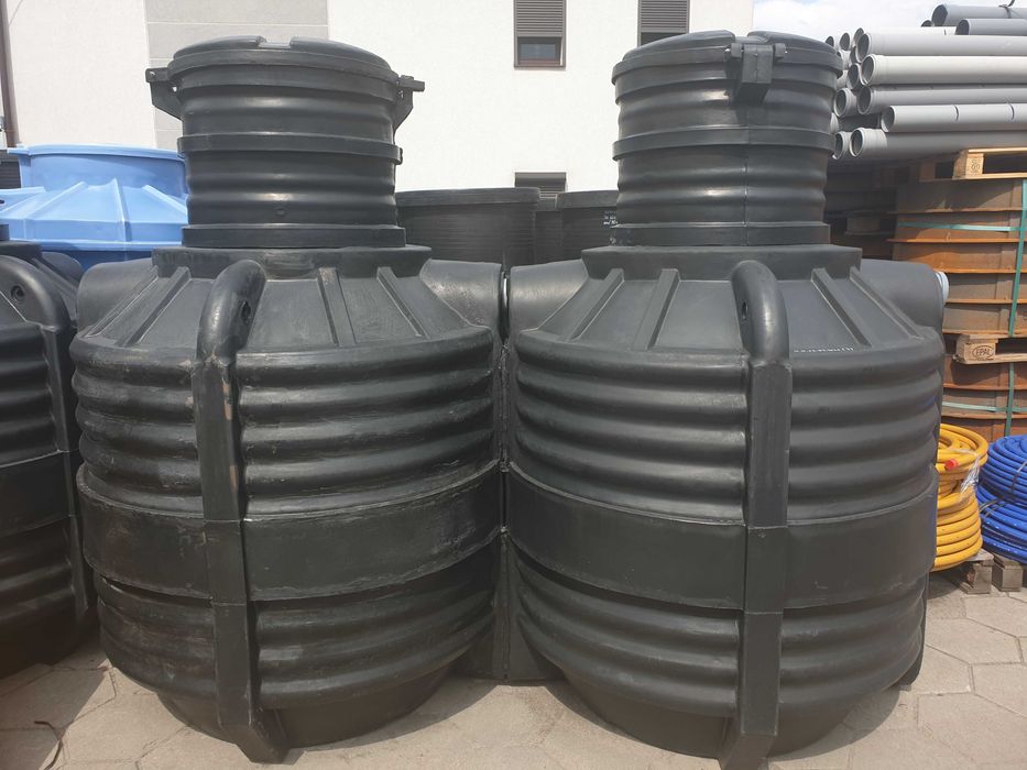 Oczyszczalnia ścieków 3000 litrów drenażowa / tunelowa 2 komory 2x1500