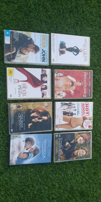 Pack 8 DVDs sem PT