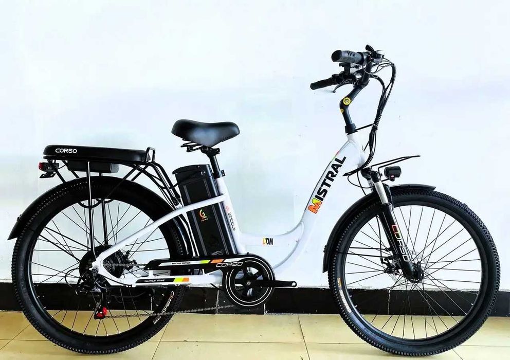 Електровелосипед Corso Mistral 26" | 600W | 48V 20Ah | до 40 км | Дискові гальма