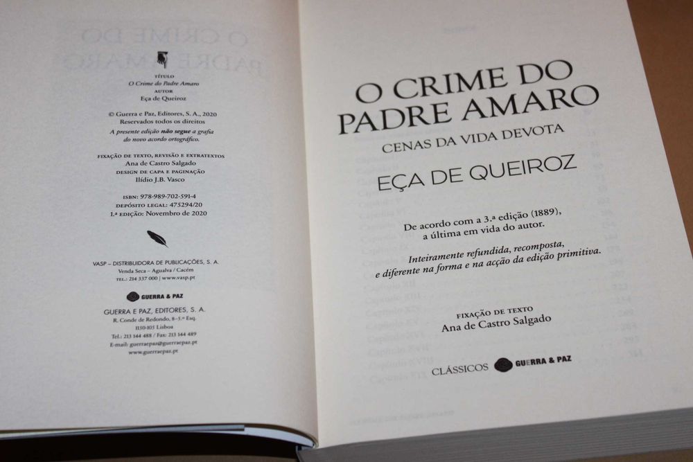 O Crime do Padre Amaro// Eça de Queiroz
