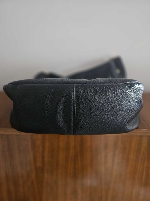 Torba Batycki skórzana granatowa