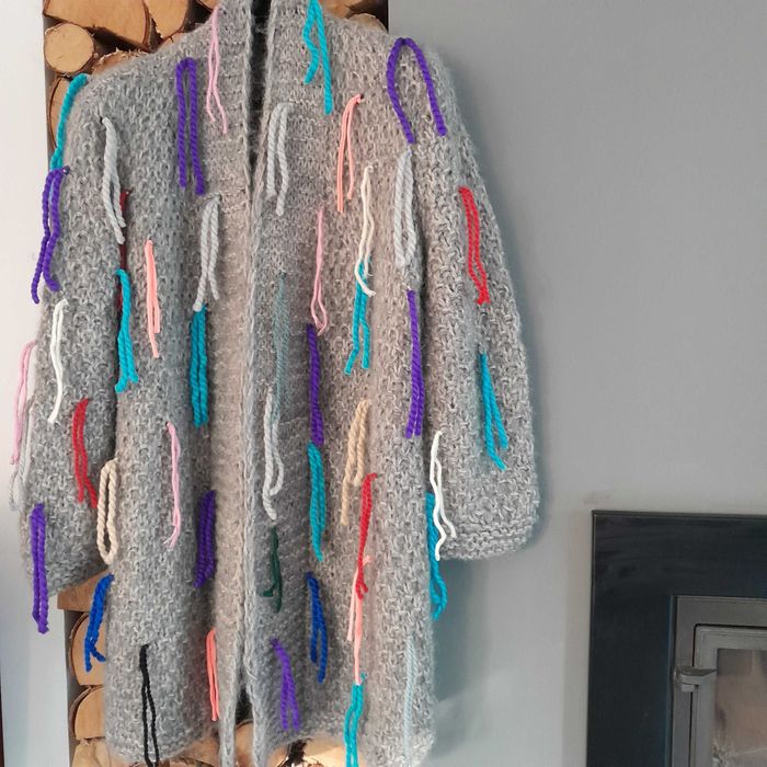 Kardigan z frędzlami      HandMade