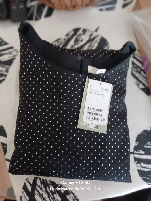 Blusa Nova Preta da H&M