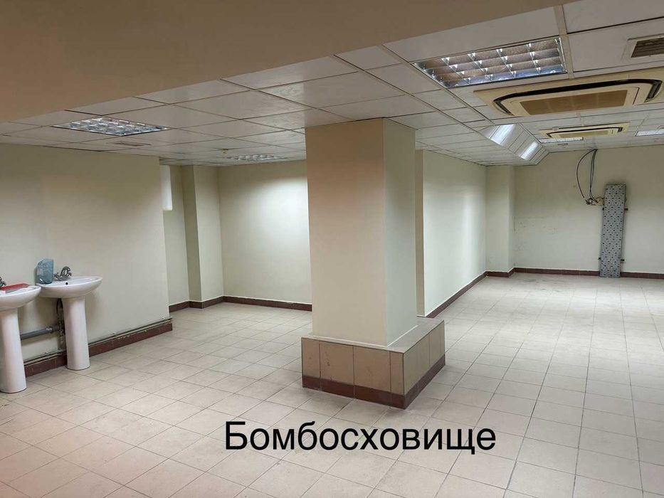 Здам 1й поверх 400м2 з бомбосховищем та опаленням