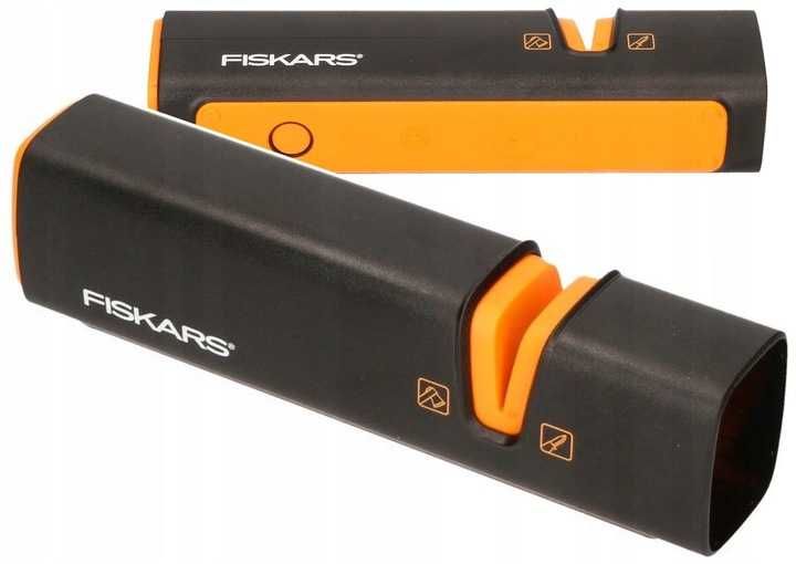 Ostrzałka Do Noży I Siekier Fiskars Edge Xsharp Czarna 2w1 Dwufazowa