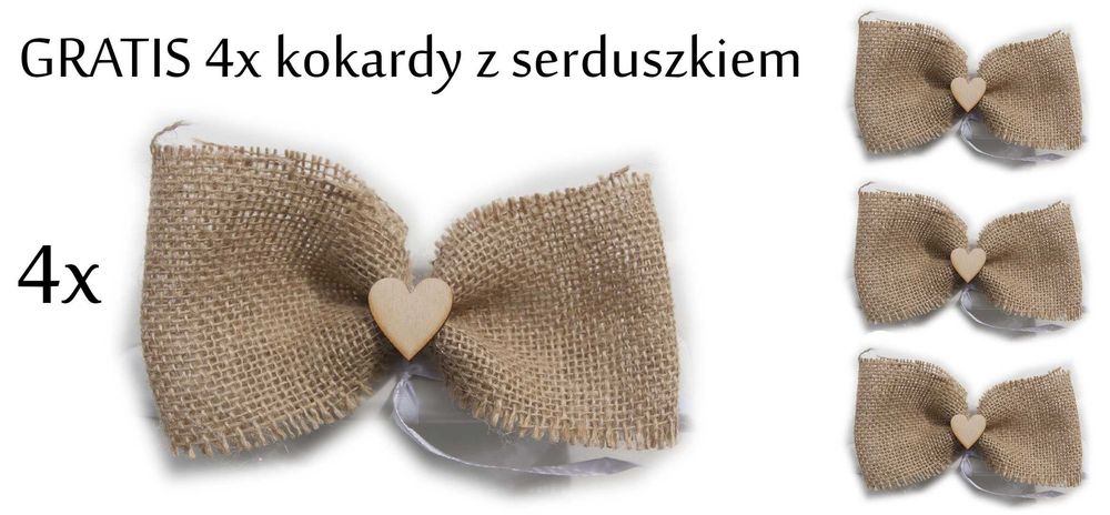Wyjątkowa dekoracja na ślubny pojazd stroik rustykalny.BOHO 309