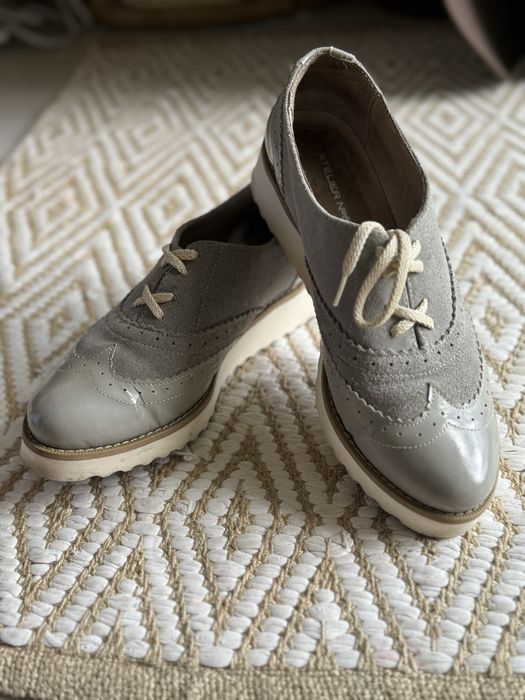 Кожаные туфли брогги