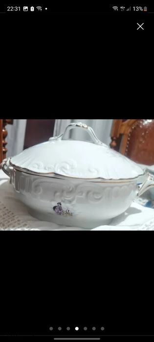 Serviço  de chá da Vista Alegre como novo