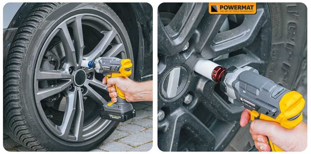 POWERMAT Zestaw Nasadek Udarowych Do Felg 17/19/21mm 3szt. PM1378