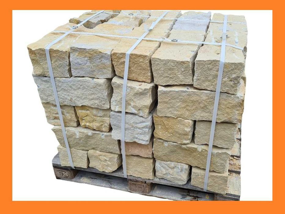 11. Kamień murowy PIASKOWIEC 15×20×40 cm łupany | Kamień naturalny |