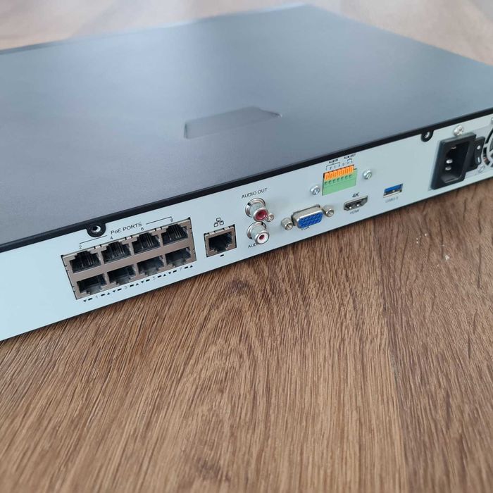 Rejestrator BCS Point BCS-P-NVR0802-4K-8P-II 8 kanałów PoE